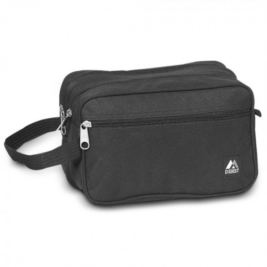 Dual Compartment Toiletry Bag by Duffelbags.com