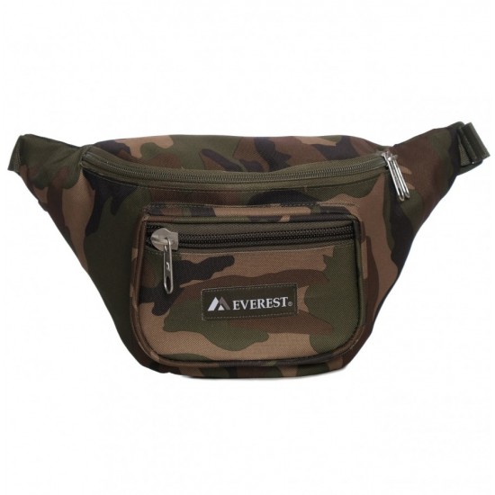 Woodland Camo Waist Pack - Large by Duffelbags.com