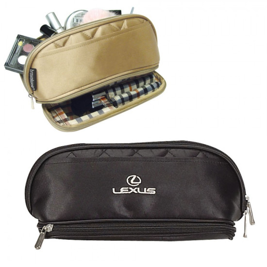 Quilted Cosmetic Case by Dufflebags.com Quilted Cosmetic Case by Duffelbags.com