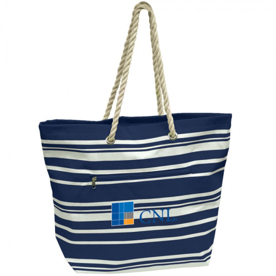 Stripe Tote Bag by Duffelbags.com