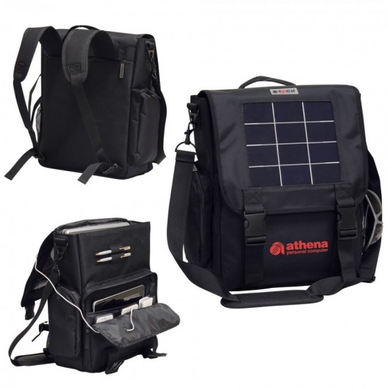 Solar Messenger/Backpack by Duffelbags.com
