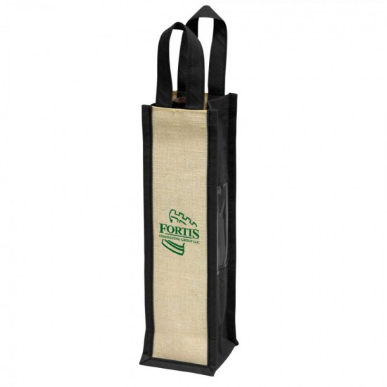 Single Bottle Wine Tote Bag by Duffelbags.com