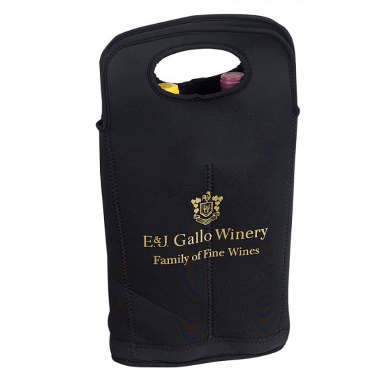Double-Bottle Wine Tote Bag by Duffelbags.com